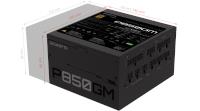 GIGABYTE P850W 80+Gold Full Modüler PSU GP-P850GM Power Supply